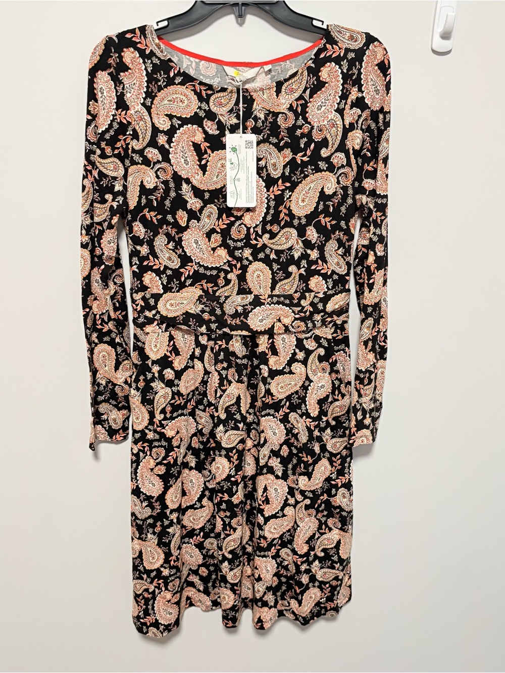 NWT Boden Abigail Jersey Dress Paisley floral midi size 8